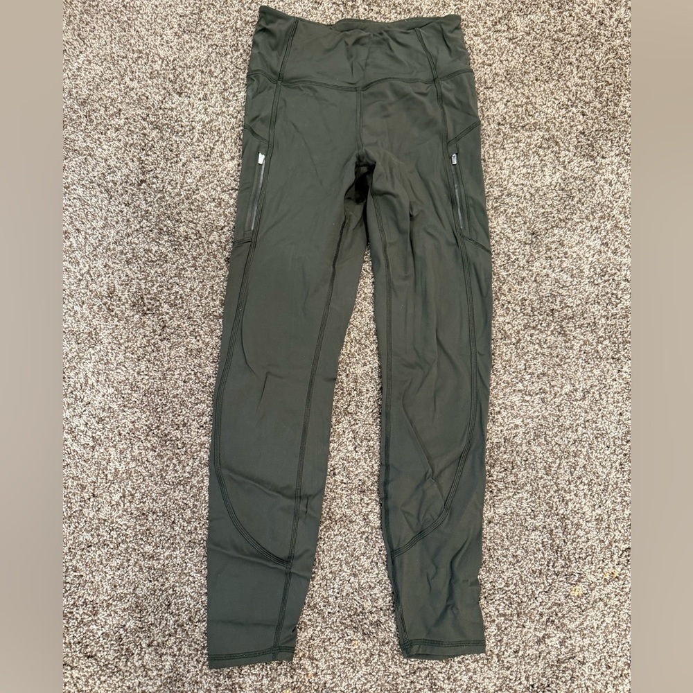 Athleta Olive Rainier Tight Leggings